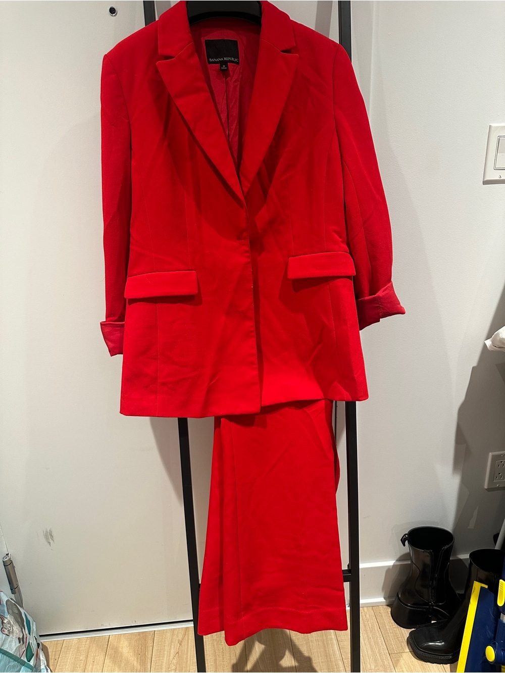 Banana Republic Red Women's Blazer Jacket
